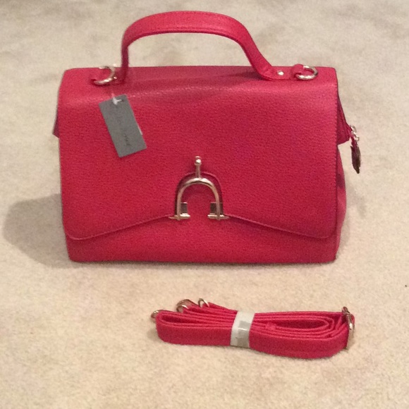 Women’s red tote bag - Picture 4 of 6